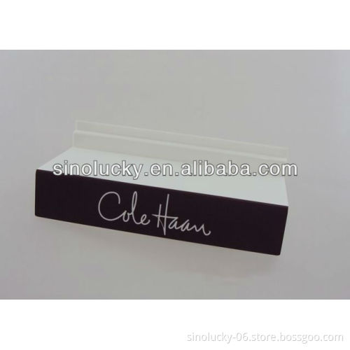 Acrylic slat-wall shelf makeup shelf
